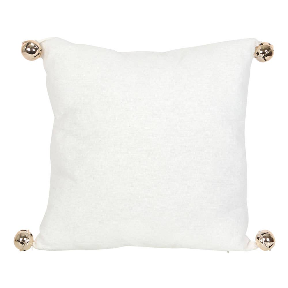 "This House Believes" Christmas Cushion with Bells